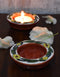 Blue Pottery T-Holder Set Of 2 Pcs.